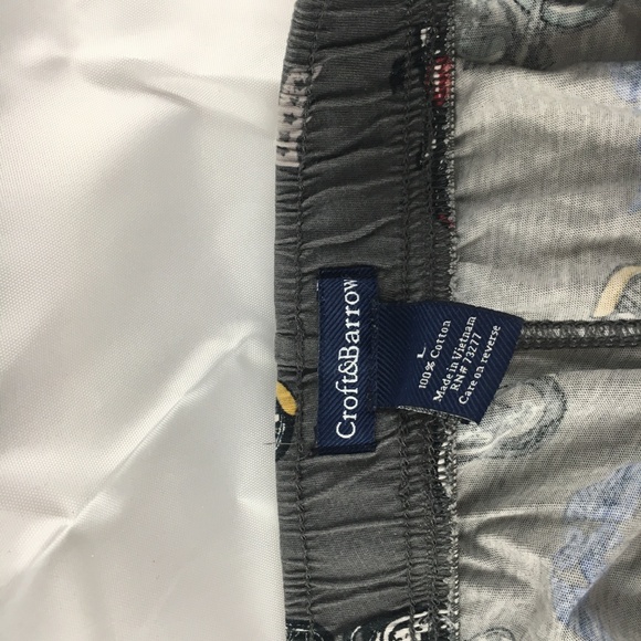 Croft & Barrow Motorcycle Print Men's Pj Pants - Picture 2 of 4